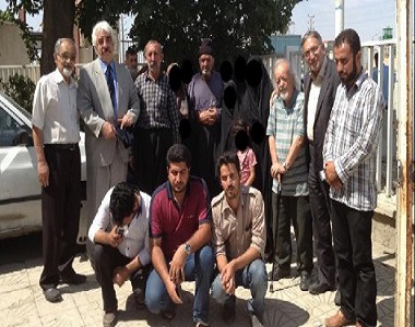 Activists join families outside prison in protest at executions