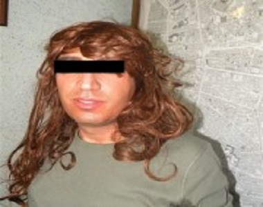 A demonstrator in Isfahan accused of acid attacks