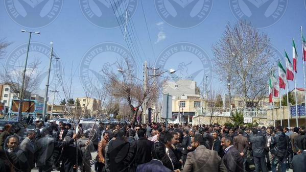 The Second Day of Teachers’ Protests in Shar-e-Kord