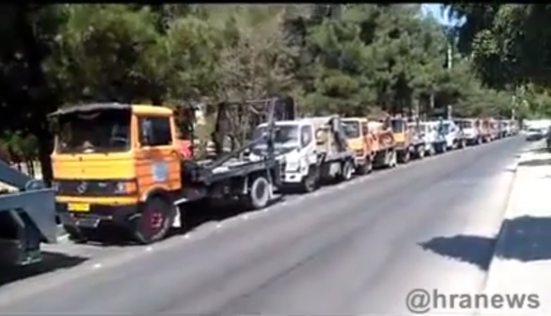 Truck Drivers Begin Strikes in Mashhad and Isfahan