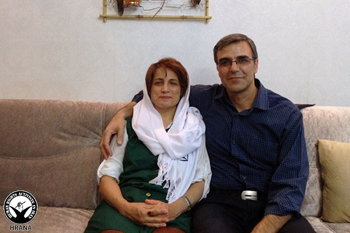 Authorities Charge Reza Khandan, Husband of Imprisoned Civil Rights Activist Nasrin Sotoudeh