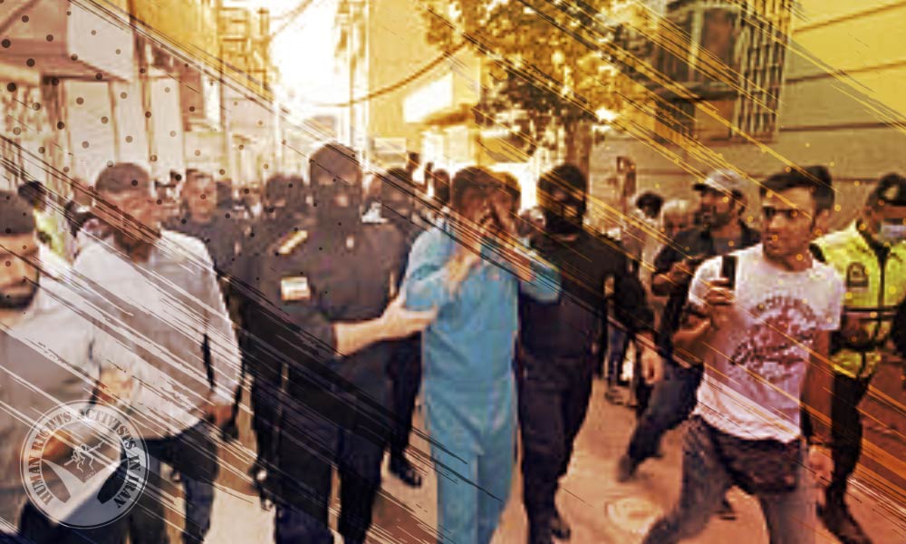 Seven Defendants Humiliated by Police through Shame-Parading in Tehran