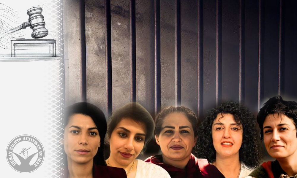 Five Female Prisoners Sentenced to 27 Months in Evin Prison