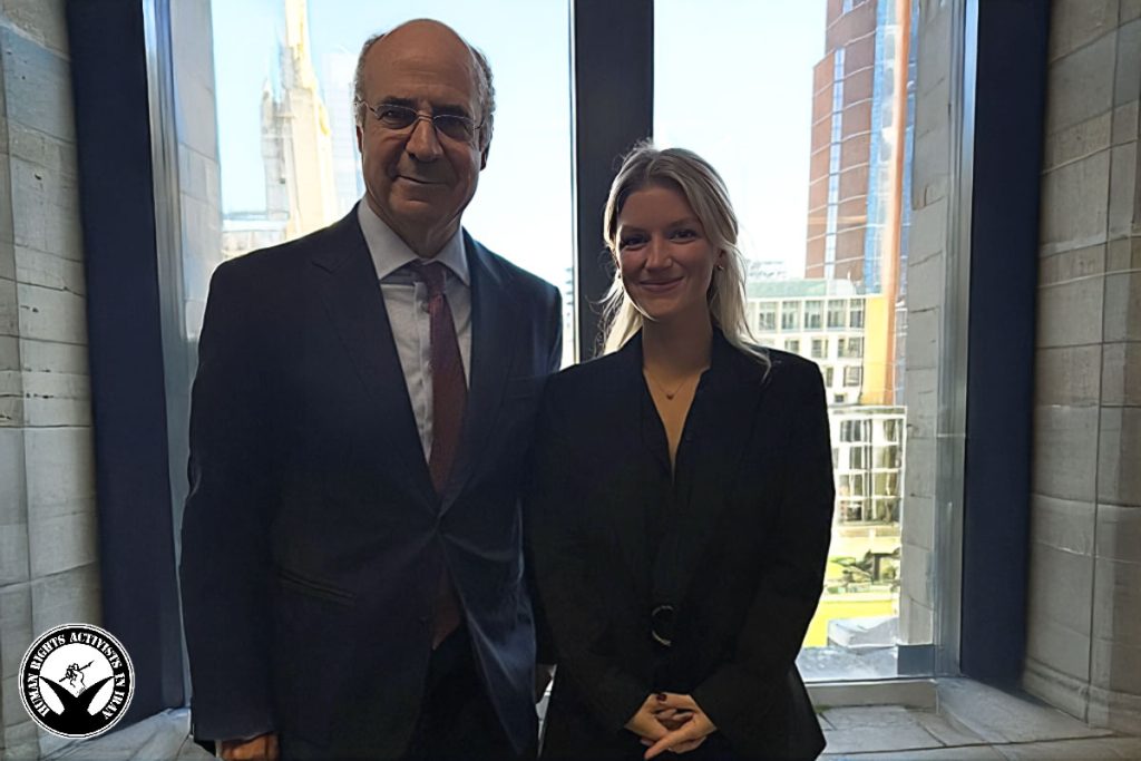 Sir William Browder, Skylar Thompson, HRA Deputy Director
