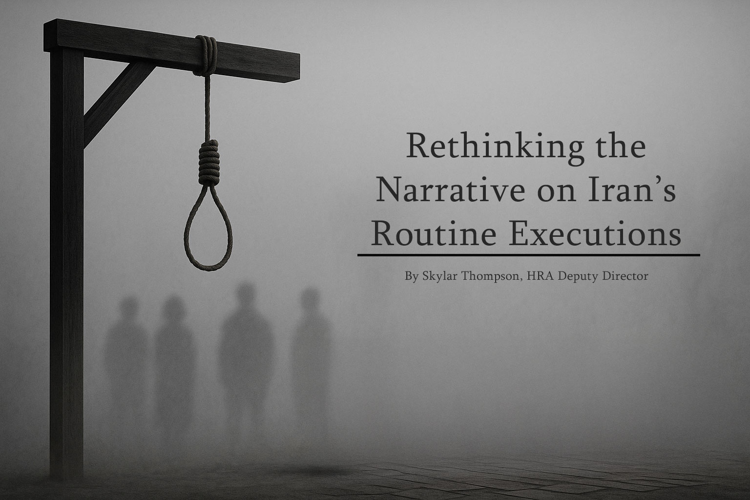 Rethinking the Narrative on Iran’s Routine Executions