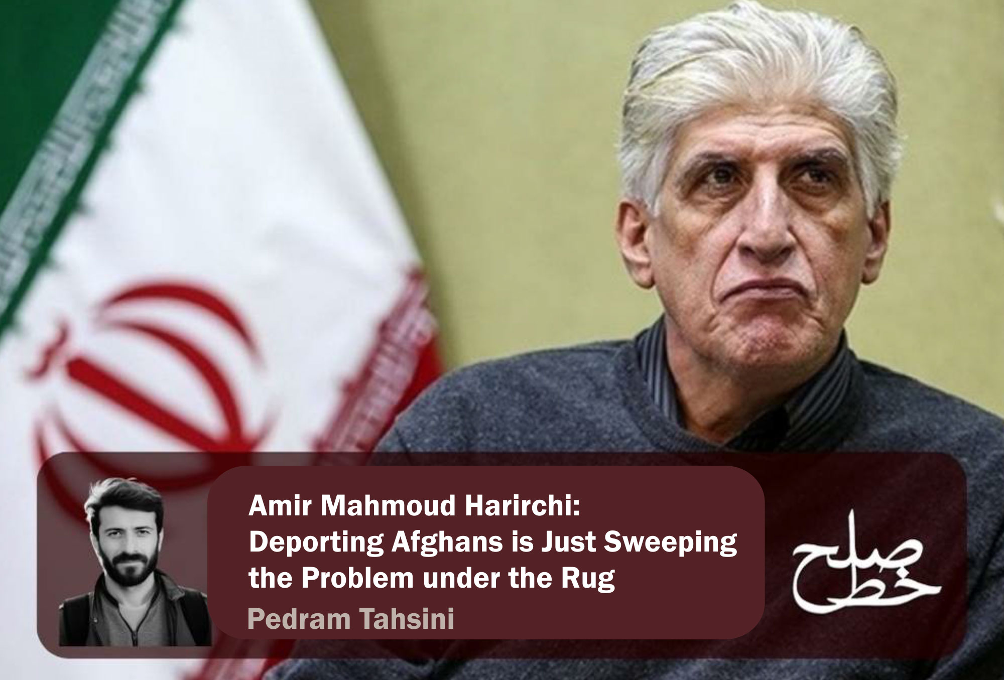 Amir Mahmoud Harirchi: Deporting Afghans is Just Sweeping the Problem under the Rug/ Pedram Tahsini