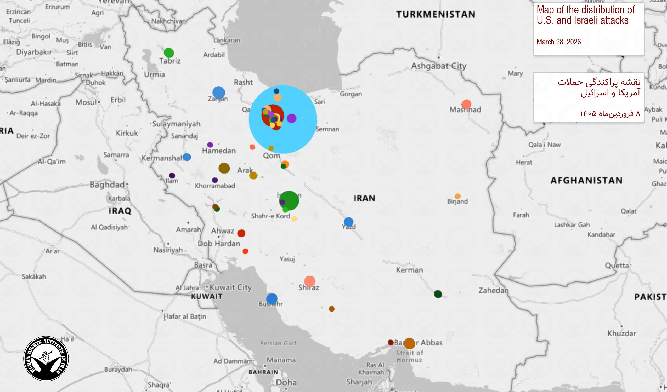 Map of Attacks Day 29