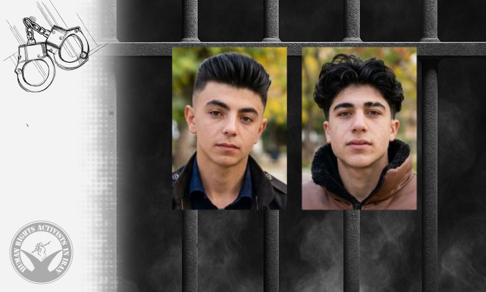 Siamak Mofidi and Soroush Enayati, Two Teenagers, Arrested in Takab